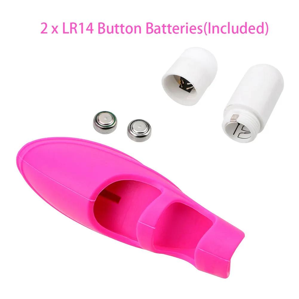 G-point Vibrating Finger Cover Silicone Vibrator Waterproof Portable Masturbator Adult Sex Toy for Women