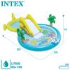 INTEX Gator Play Center Pool with Slide, Round, 57164