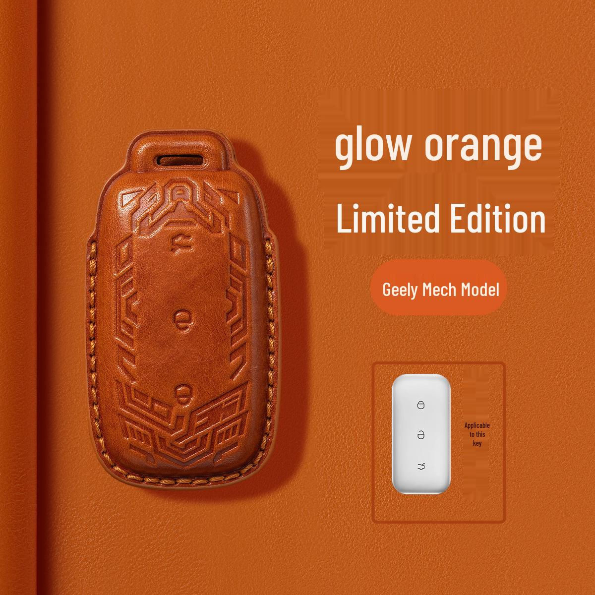 

Geely Emgrand Genuine Leather Key Case for Xingrui, Xingyue L, Binrui, Cool, Boyue, Binyue, and GS.