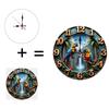 25x25cm Wood Wall Clock That Provides Clear Time Visibility from Across the Room