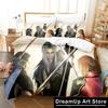 3D Print Game Crisis Core Final Fantasy Vii Bedding Set Boys Girls Twin Queen King Size Duvet Cover Pillowcase Bed Boys Adult