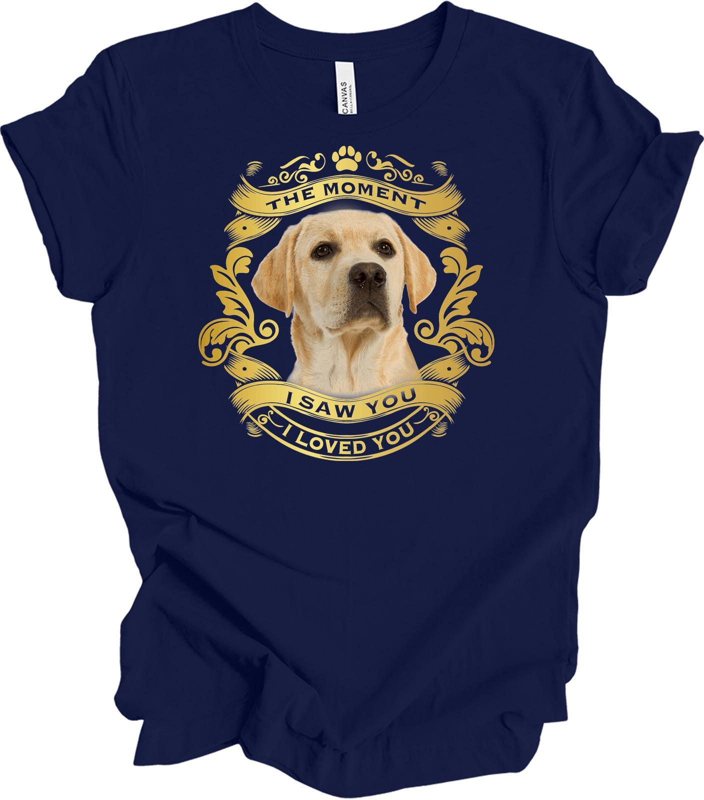 Yellow Labrador Love T-Shirt - The Moment I Saw You S
