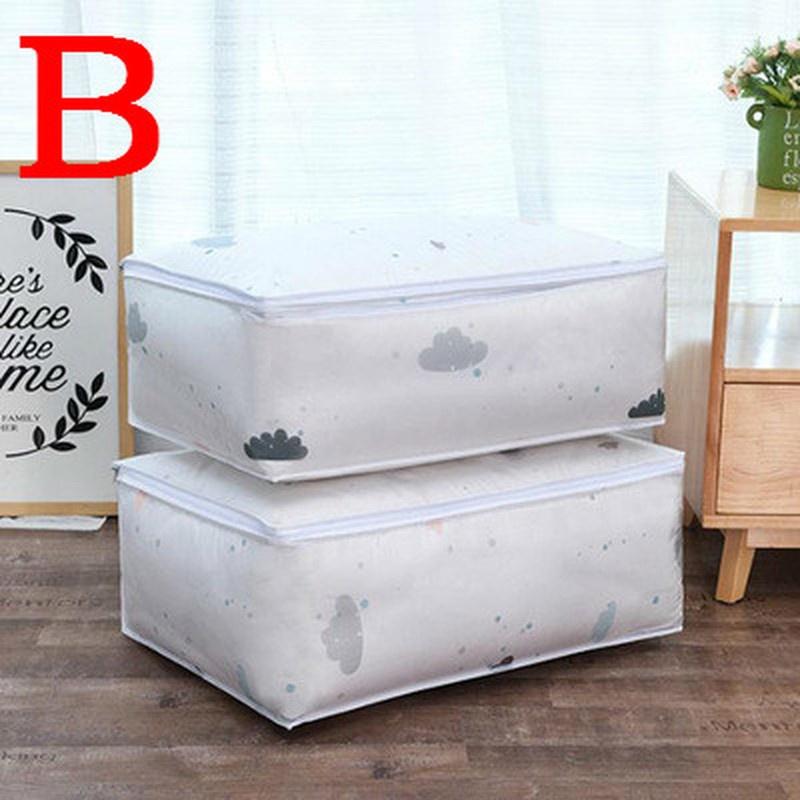 1PC Foldable Storage Bag Quilt Pillow Blanket Organizer Moisture-proof Clothes Storage Bag Home Clos