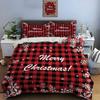 Christmas Print Bedding Set Duvet Cover 1 Duvet Cover 2 Pillowcases Adult and Kids Bedding Set Luxury Holiday Christmas Gifts