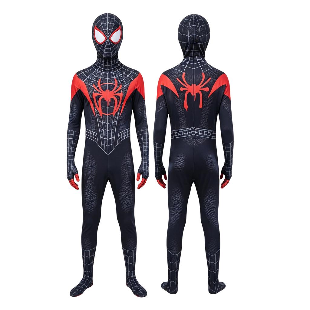 Black Kids Spandex Bodysuit Jumpsuit Costume for Halloween Stage Performance