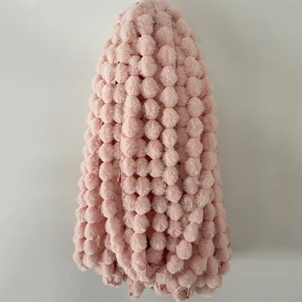 Handgefertigt Woll-Tops Flauschiger Besatz 1M Kunstfellstreifen Dekoration DIY