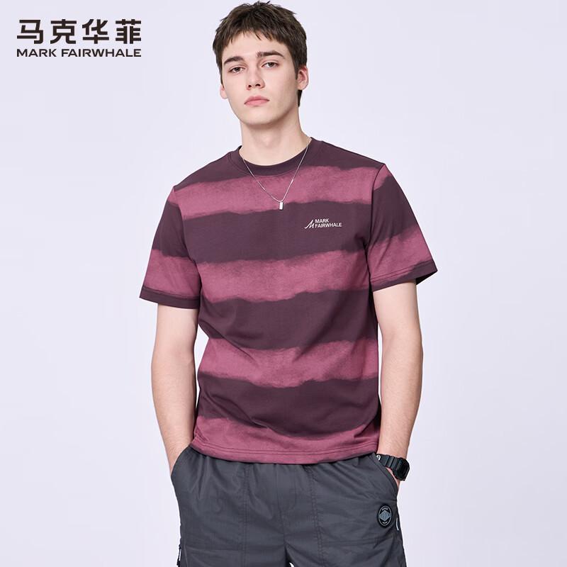 

Mark Fairwhale Men s Tie-Dye Stripe Short Sleeve T-shirt 2XL