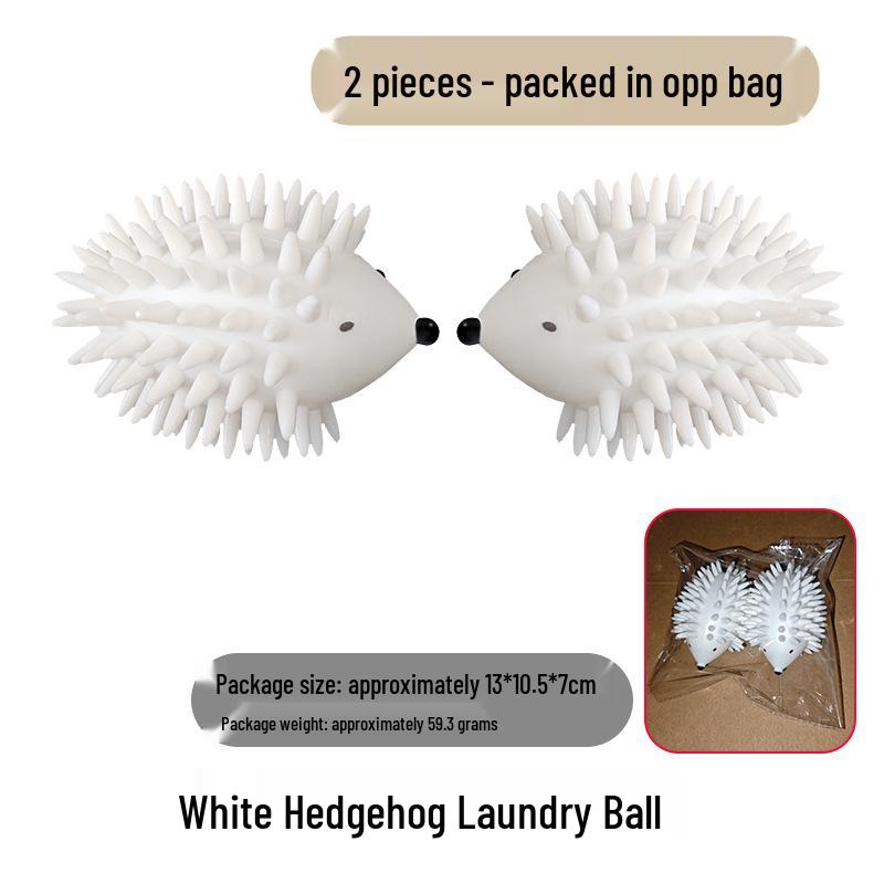 Silicone Hedgehog Anti-Tangle Laundry Ball - Soft, Magic Decontamination and Lint Removal Cleaning Solution