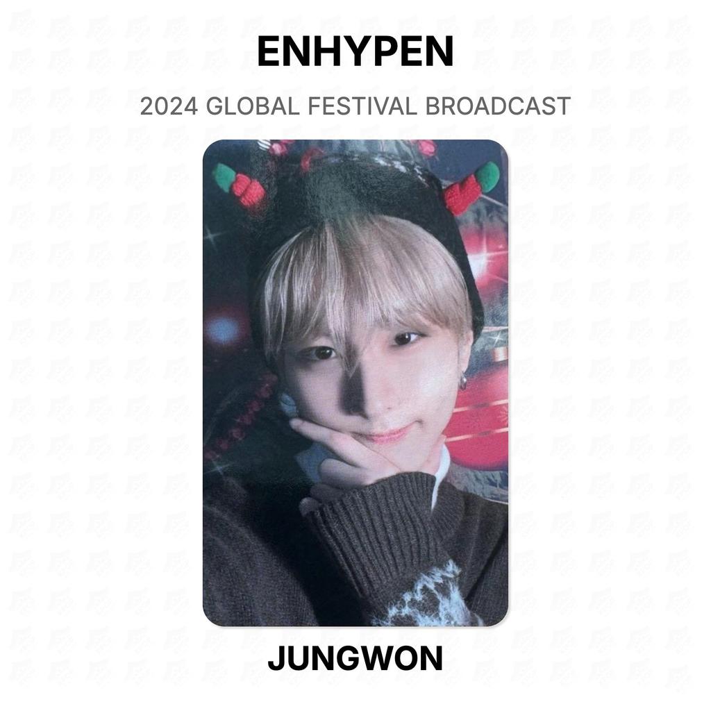 ENHYPEN 2024 GLOBAL FESTIVAL BROADCAST Official Photocard