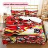 Super Sentai Hero Squad Bedding Set Duvet Cover Pillowcase No Filler, Soft Home Bedroom Decor, Perfect Gift for Fans.chl