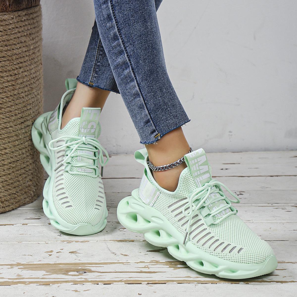 

Кроссовки Фитнес Спортивная повседневная обувь Кроссовки Женские дышащие нескользящие массивные кроссовки, легкие и удобные низкие кроссовки 36