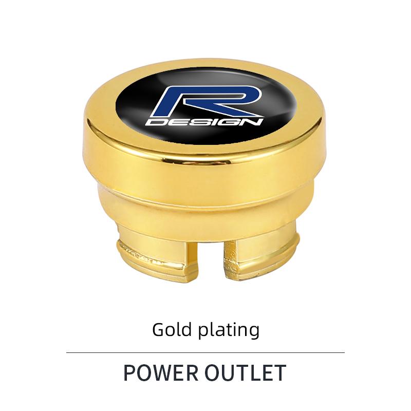 Car Cigarette Lighter Protective Cover Dust Plug Decoration For Volvo XC60 S60 V40 V50 V60 S80 S40 C30 AWD C70 S40 S60 S80 S90 T