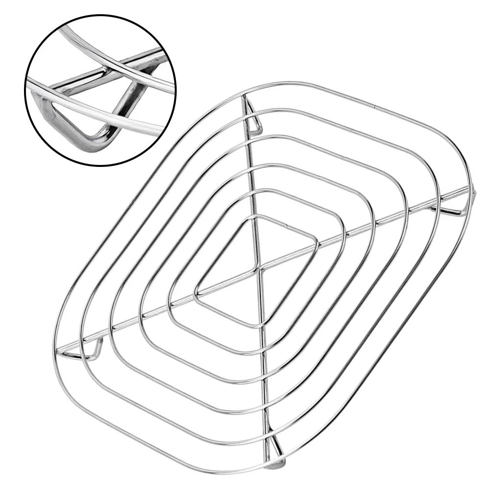 Versatile Stainless Steel Steaming Racks For Air Fryers - Perfect Fit Cookware Stainless Steel Steamer Rack Kitchen Accessories