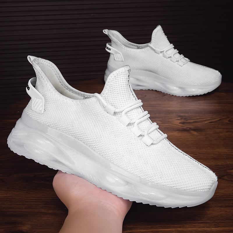 Light Running Shoes for Men Knitted Mesh Casual Sneakers Breathable Walking Jogging Sports Shoes Outdoor Trainers