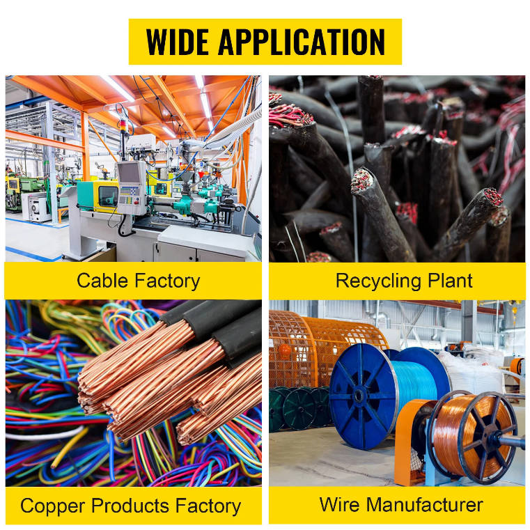 1.5-38mm Electric Cable Stripper Cable Stripper for Copper Recycling