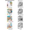 10PCS/Set S/M/L Book Cover Five-partition Type Self-Adhesive Self-Adhesive Book Skin Transparent Thick Book Protective Cover
