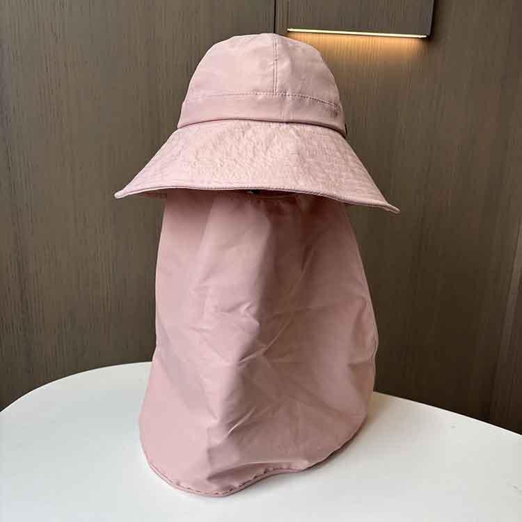 Women's big-brimmed face covering sunscreen hat summer shawl neck protection neck sun hat quick-drying outdoor mountaineering leisure sun hat