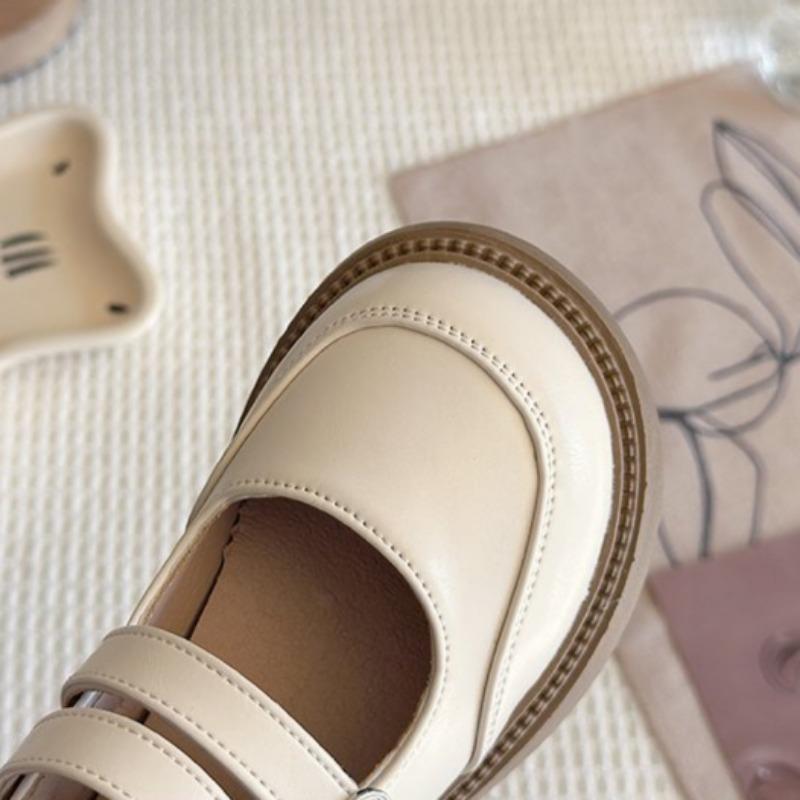 Dětské princeznovské boty Britský styl Malé kožené boty Dětské mokasíny