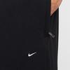 Nike Solo Swoosh Minimalist Style Comfortable And Stylish Classic Fleece Lined Pants Knitted Sweatpants Men's Black HV1091-010