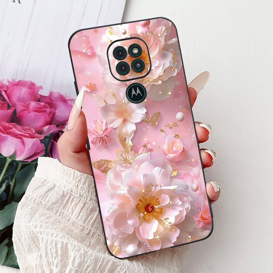 For Motorola Moto G9 Play Case Colorful Flowers Painted Cover Soft TPU Phone Cases For Motorola Moto G9 Plus MotoG9 Power Fundas