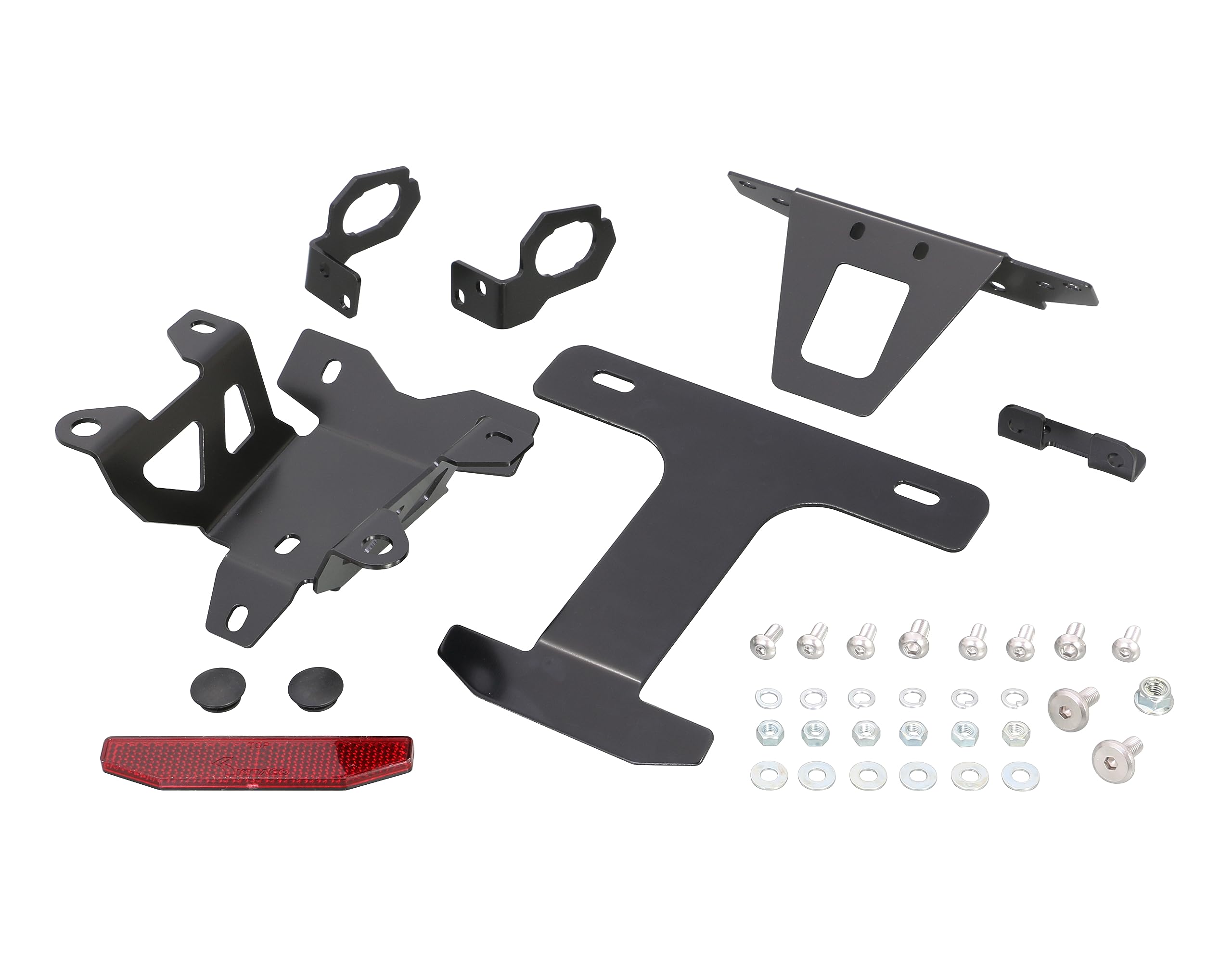 KITACO Fender Eliminator Kit Plate Mounting for ADV150 and ADV160 compliant with 2021 new license plate Part (License Bracket) (KF38) (KF54), чёрный
