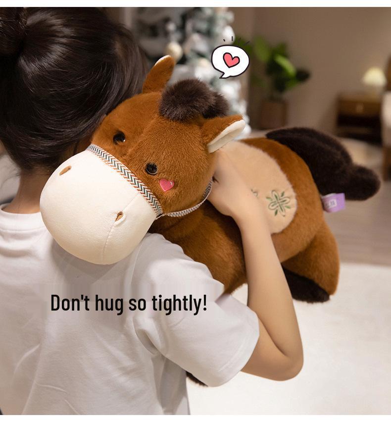 Zodiac Horse Plush Toy: Cute Holiday Gift for Kids