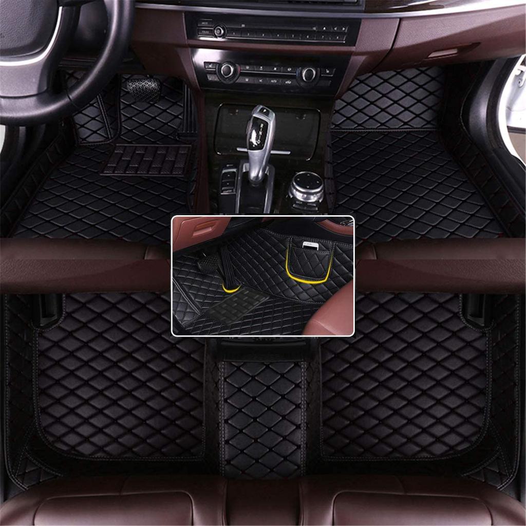 Customized Car Floor Mats For Ford Ranger 2011-2023 Years Auto Waterproof Carpets Foot Coche Accessorie Floor Liners