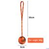 Durable Rubber Dog Chew Ball With Rope, Interactive Molar Toy For Teeth Cleaning Training Pet Toys