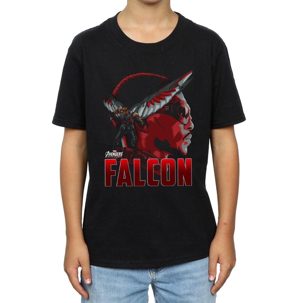 Marvel Jungen Avengers Infinity War Falcon Charakter T-Shirt
