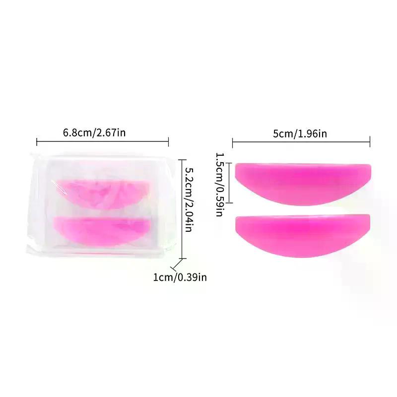 1pár silikonových vložek na řasy Řasy Tyčinky Shield Lifting 3D kulma na řasy Příslušenství Aplikátor Makeup Tool