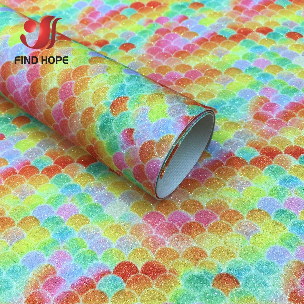 A4 Vegan Leather Sheet Sparkle Rainbow PU Fabric for DIY Phone Case Handmade Earring Bows Hair Clip Kit Miniature Craft Supplies
