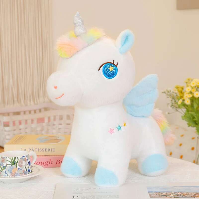 Unicorn Plushies Angel Pony Plush Toy Kawaii Plush Toy Soft Stuffed Toy Fantasy Doll Girls Birthday Gift Kids Gift
