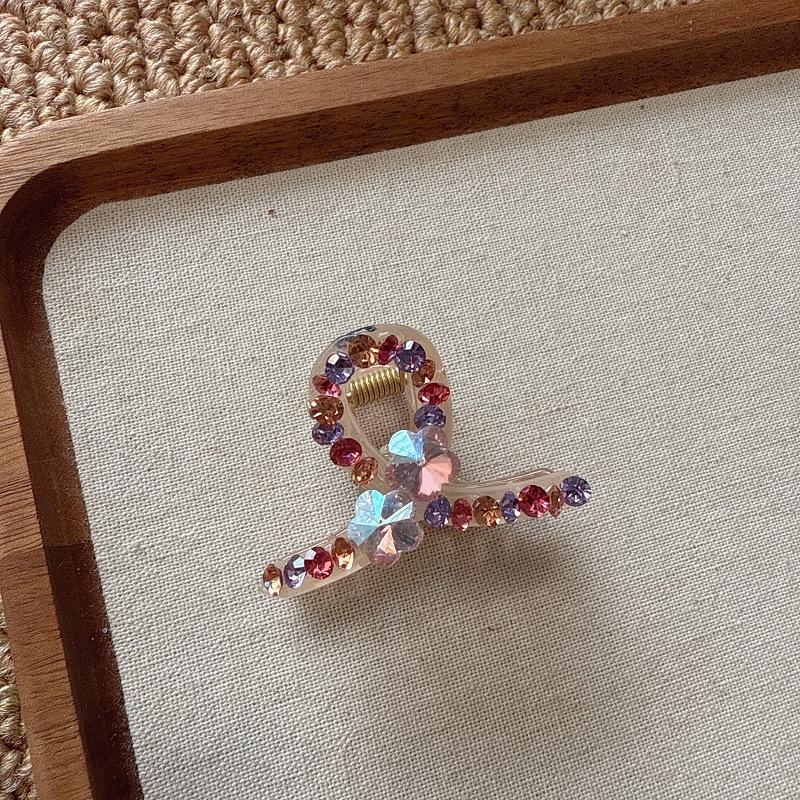 Korean Luxury Mini Crystal Flower Hair Clip for Women, High-Quality and Exquisite Hairpin