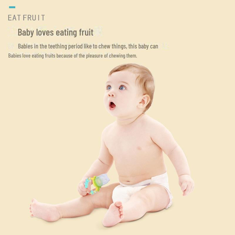 Multi-Color Fruit Pacifier & Teether - Baby Nutrition Aid
