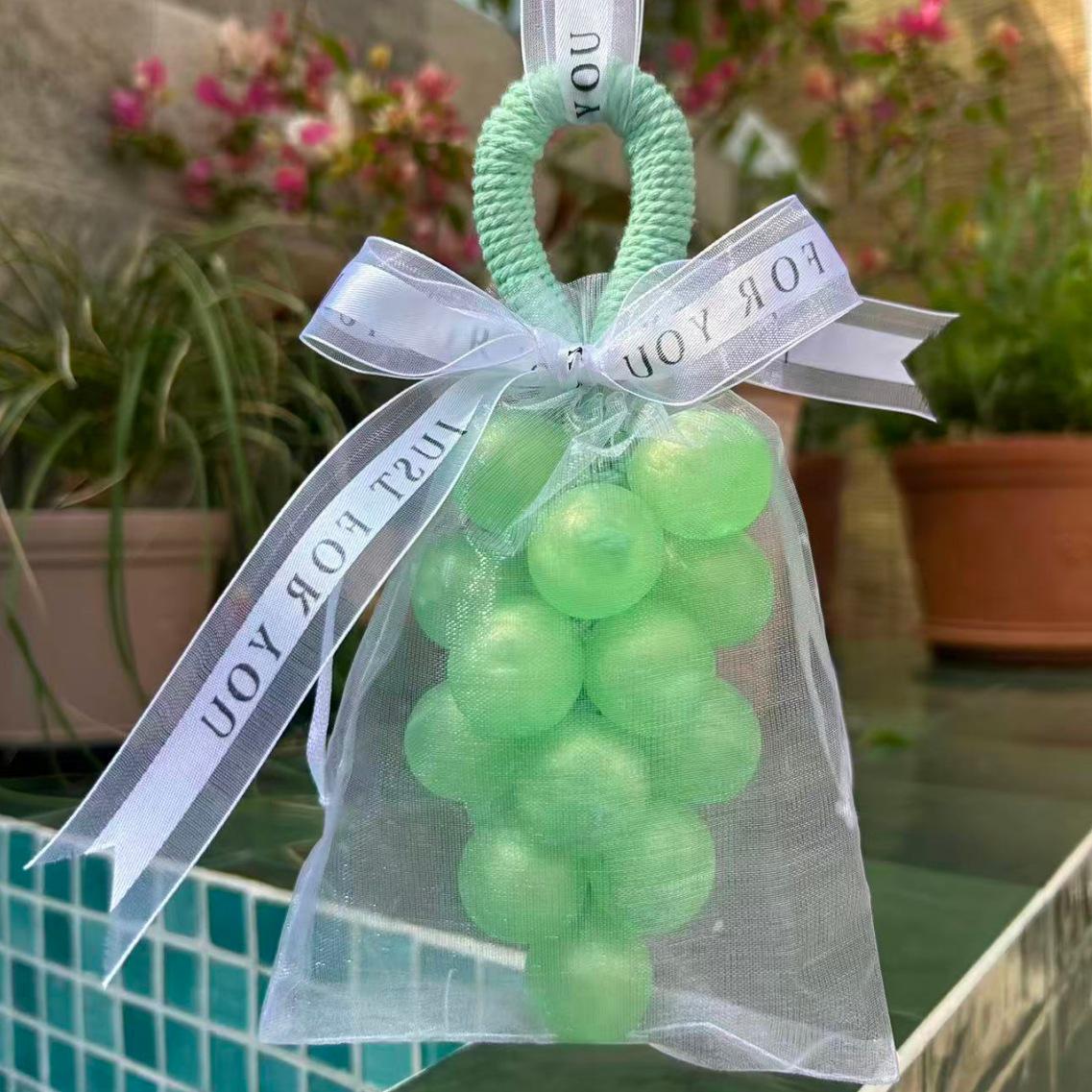 Pearlescent Grape Handmade Soap - Long-lasting Fragrance, Essential Oil Crystal Soap, Face Wash & Souvenir