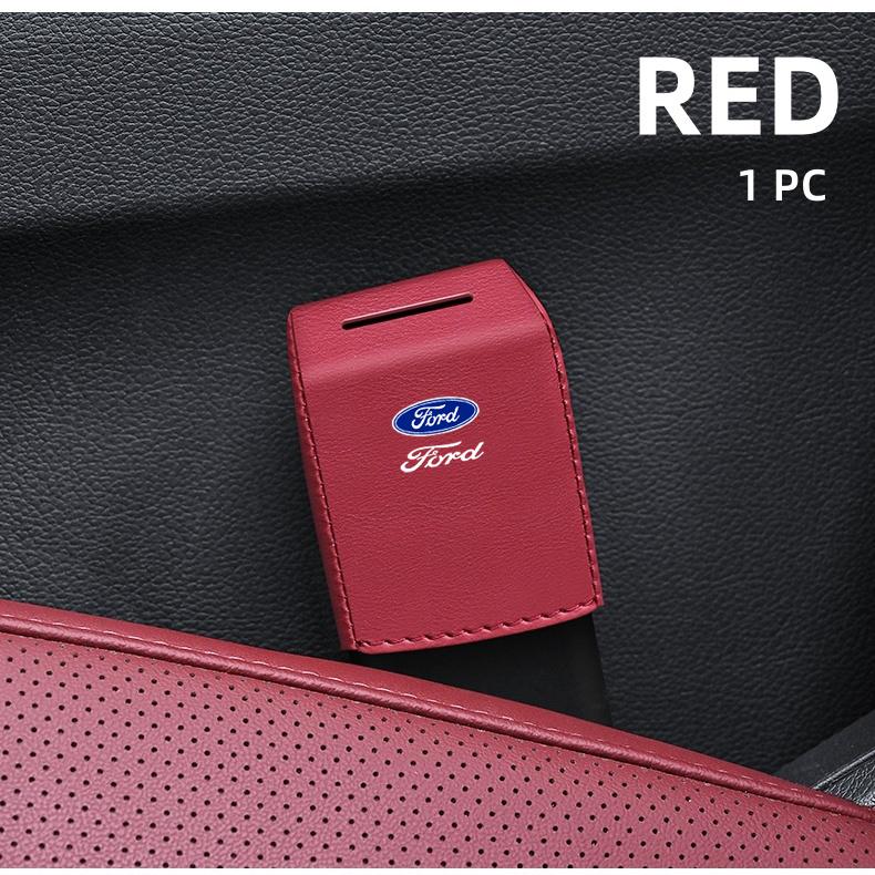 For Ford Mondeo Focus Explorer Escape Kuga Everest Bronco F-150 Ranger Transit Car Seat Belt Buckle Base Protective Cover