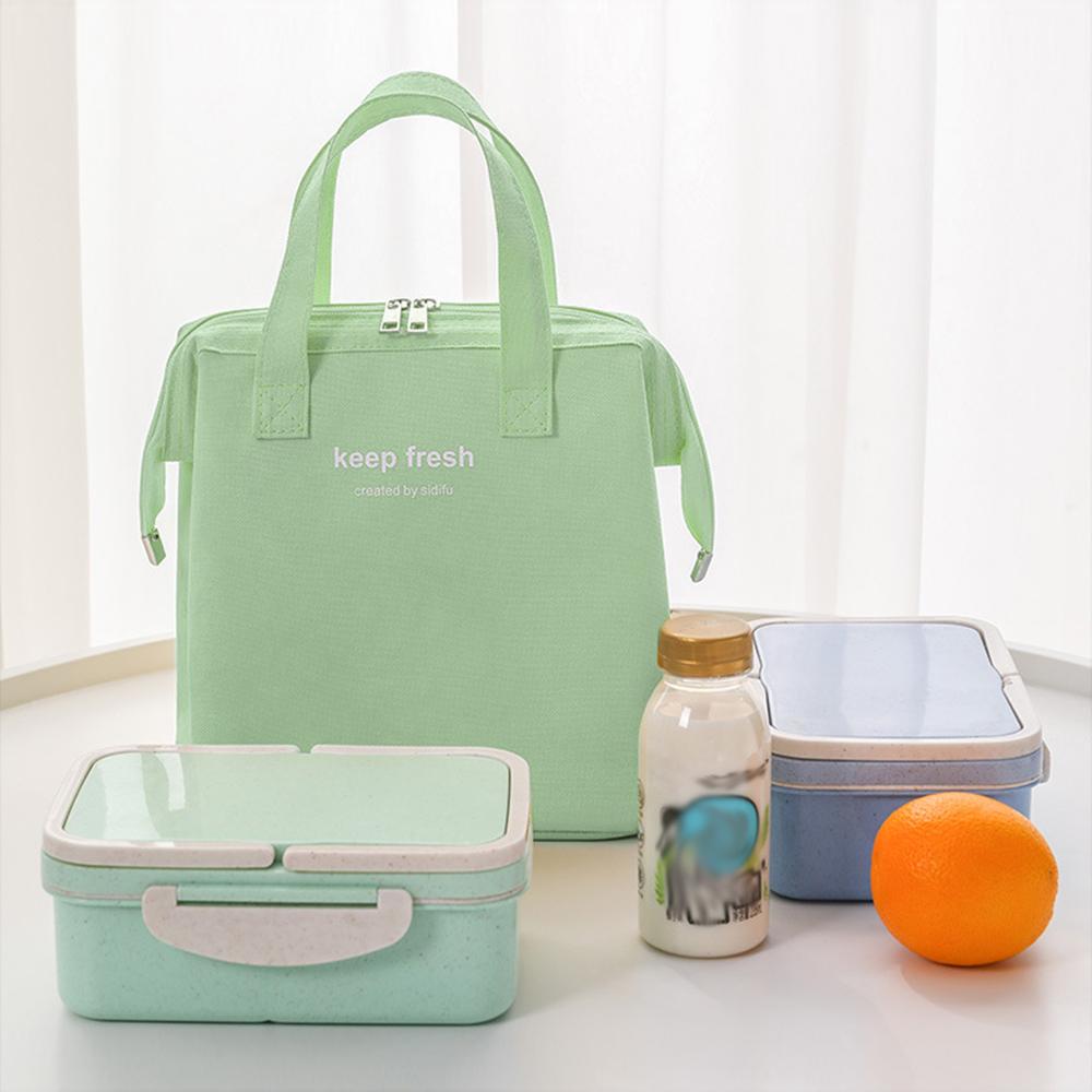 Insulated Cooler Bag Portable Thermal Lunch Bag Storage Bag Handbag for Shopping Work School Picnic