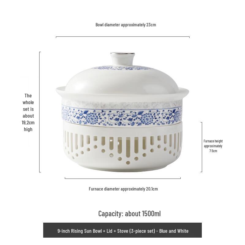 Nordic Ceramic Stew Pot with Candle Warmer