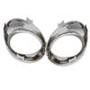 2Pcs Car Fog Light Bezel Trim For INFINITI For G37 M56 M37 G25 2011-203 For Q70 2014 Fog Lamp Bezel Trim Front Left&Right