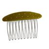 Hair Comb with Teeth Combing Bangs Flocking Material Hairpin Non-slip Broken Hair Clip Ball Head Disc Hair Supplies