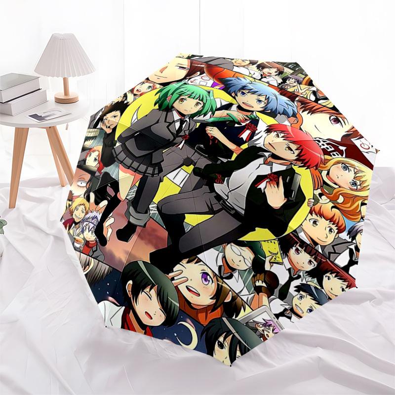 

1pc Detective Conan Automatic Opening/Closing Umbrella with Folding Design, Perfect for Fans, Travelers, Daily Use, and Gifts!E036