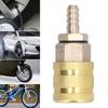 6.5mm Barb Connector Air Pump Chuck Copper Quick Connect Adapter  Small Air Tool Line Assembly