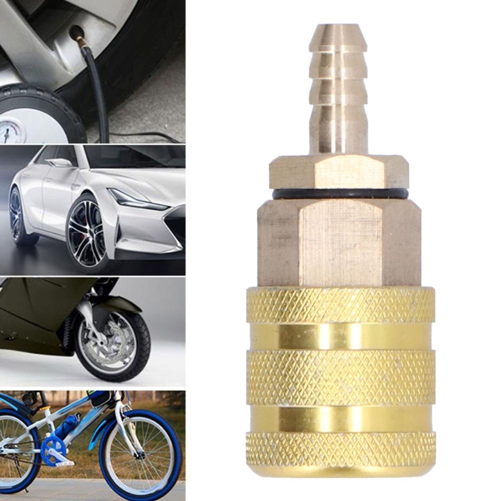 6.5mm Barb Connector Air Pump Chuck Copper Quick Connect Adapter Small Air Tool Line Assembly