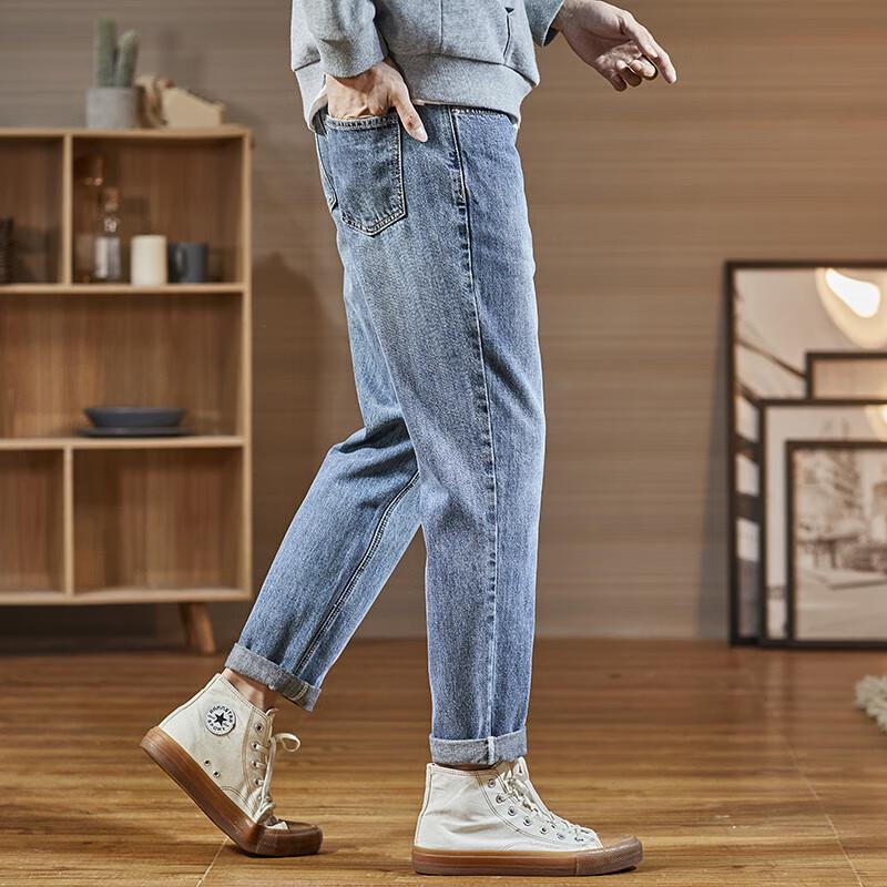 TonLion Men's 2023 Small Straight-Leg Denim Jeans