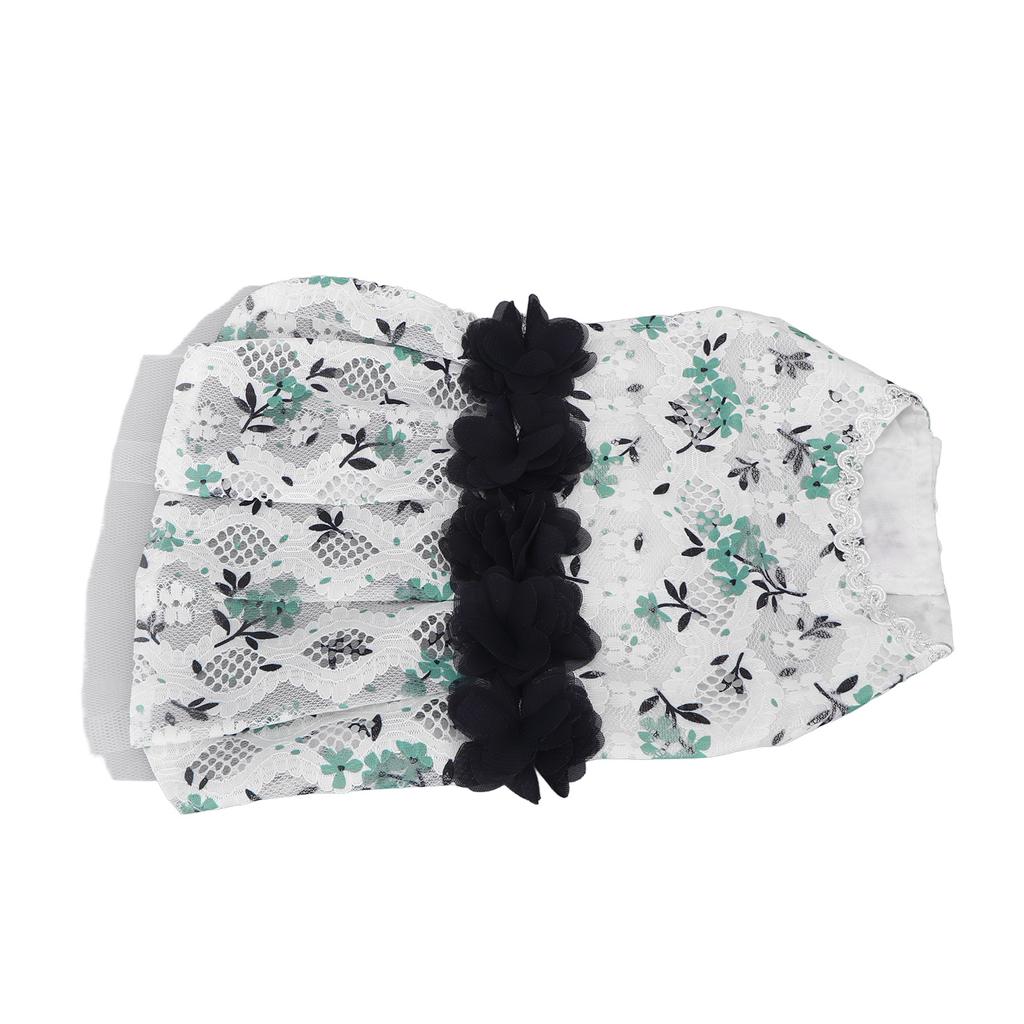Cat Lace Dress Cute Flower Lightweight Fashionable Elegant Dog Skirt for Spring and Summer