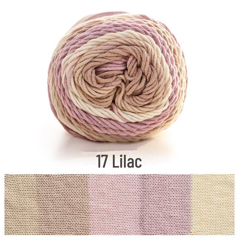 Ruyi Bird Milk Cotton Multicolor Yarn for DIY Knitting Projects - Scarf, Pillow, Blanket