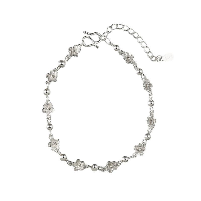 Sweet Fresh Flower Bead Bracelet Elegant Fashion Versatile Women Jewelry
