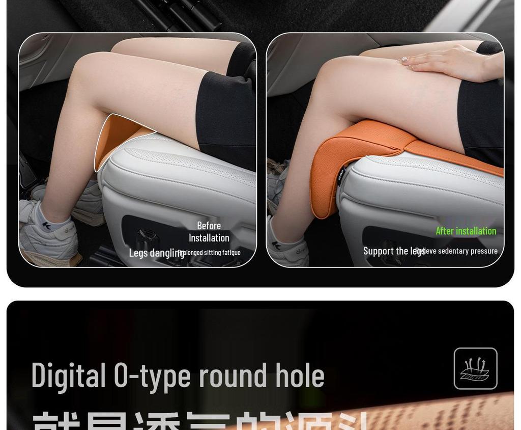 Lada L60/L90 Integrated Car Seat Cushion with Leg Rest - 2025 All-Season Universal Fit
