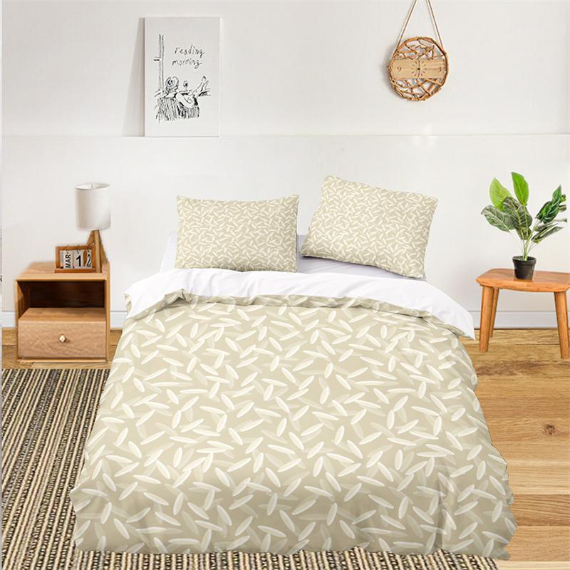 Soft Floral Bedding Set For Kids Girls Adults Leaves Flowers Branch Print Duvet Cover Set Quilt Cover Pillowcases Bedroom Decor