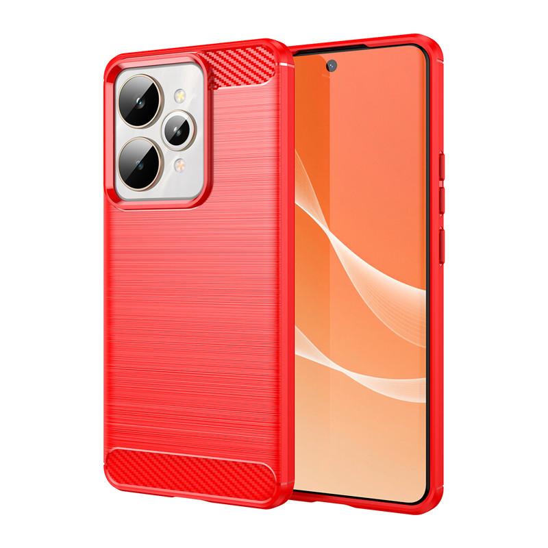 For Realme 15 Case For Realme 12 13 14T 14 15 Pro Cover Carbon Fiber Shockproof Silicone Bumper For Realme 15 14 14T 13 12 4G